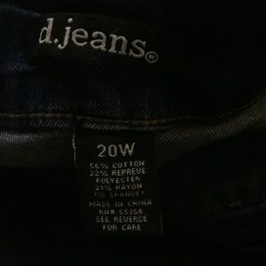 d.jeans woman’s Sz. 20W